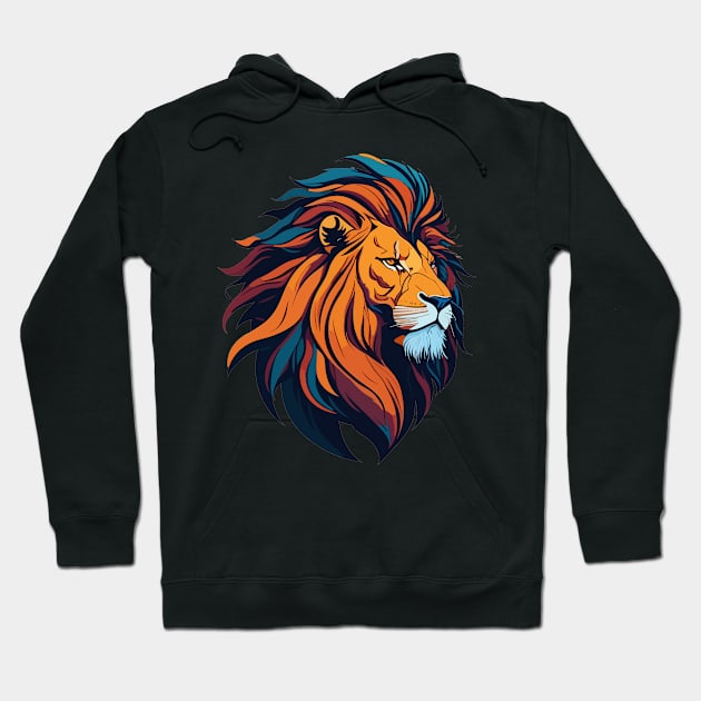 Lion Portrait Hoodie by SpriteGuy95